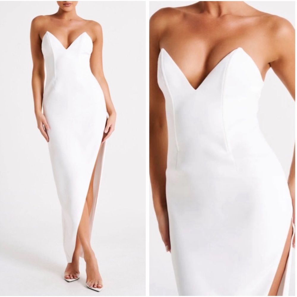 Meshki Natasha Pointed Maxi Dress